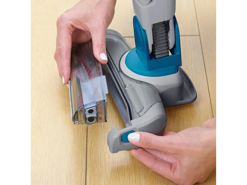 Aspiradora inalámbrica Black & Decker HFEJ415JWMF22B3 para pisos y alfombras