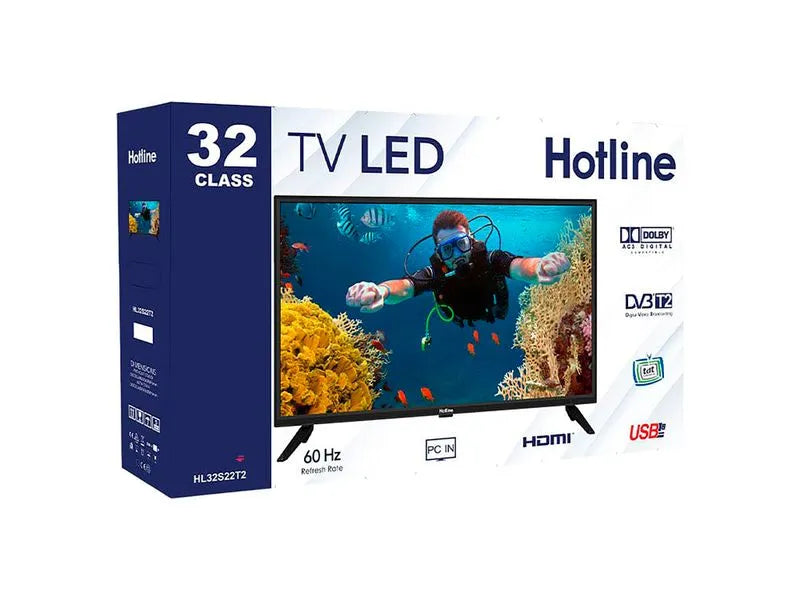 Pantalla Hotline Led 32 Pulgadas - Modelo: Hl32A23N