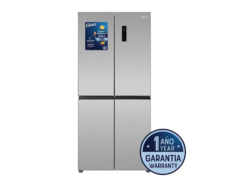 Refrigerador Oster 4 puertas OS MNFT17SSEI 17 pies