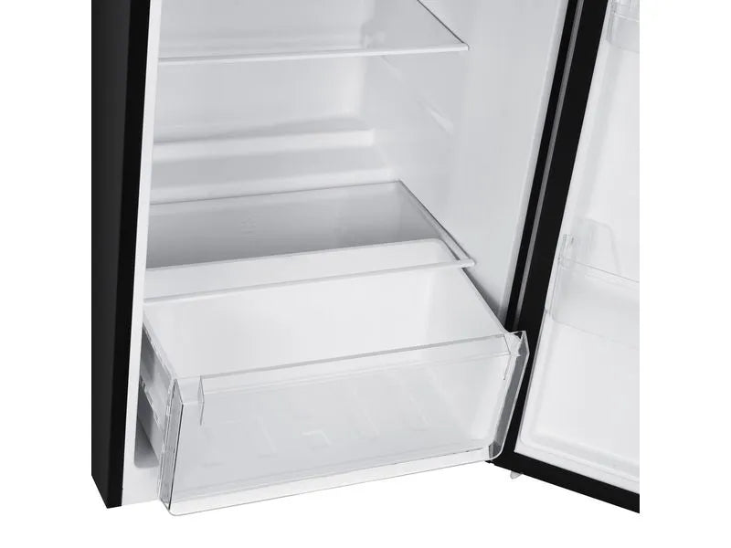 Mini frigobar Durabrand color gris acero inoxidable
