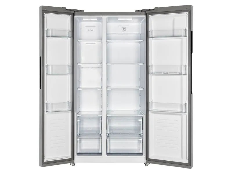 Refrigeradora Oster puerta de vidrio nego - Os-Sbss1502Egbi