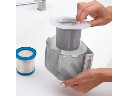Aspiradora inalámbrica Black & Decker HFEJ415JWMF22B3 para pisos y alfombras