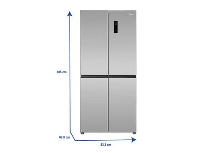 Refrigerador Oster 4 puertas OS MNFT17SSEI 17 pies