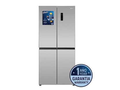 Refrigerador Oster 4 puertas OS MNFT17SSEI 17 pies