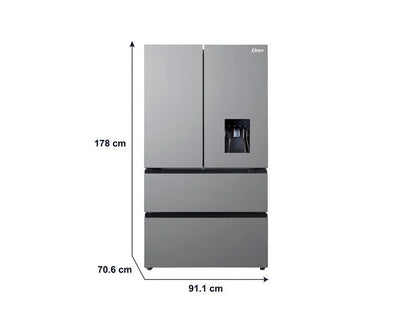 Refrigeradora Oster Frenchdoor Nofrost 20 Pies cubicos - Os-Fdnfs2002Pvdi