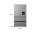 Refrigeradora Oster Frenchdoor Nofrost 20 Pies cubicos - Os-Fdnfs2002Pvdi